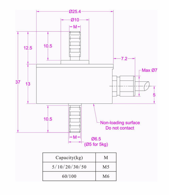 Compression And Traction Load Cell 50kg Pull Load Cell 20kg Tension Load Cell 10kg