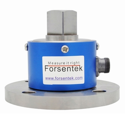 Square drive to flange reaction torque sensor torque transducer