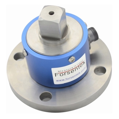 Square drive to flange reaction torque sensor torque transducer