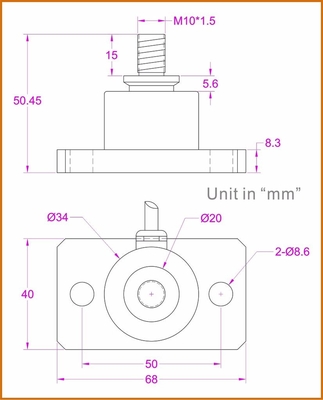 Compression load cell 50kg 100kg 200kg 300kg 500kg compression force measurement