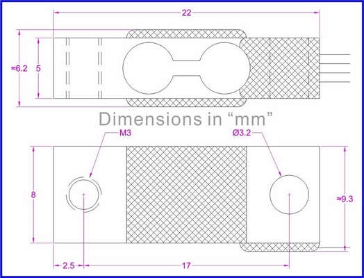 Subminiature load cell sensor 2kg 3kg 5kg Micro load cell sensor