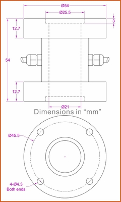 3kN Force torque sensor 20NM Torque and Thrust Biaxial Sensor