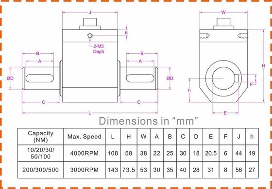 50NM motor torque sensor 20NM motor torque measurement 10NM torque transducer