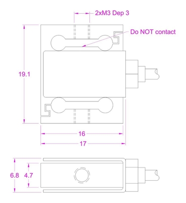 Micro Tension Load Cell 200g 500g Miniature Jr. S-beam Force Transducer 5N 2N