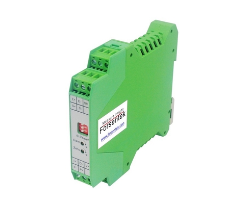 35mm DIN Rail Mount Load Cell Signal Amplifier -10-10V 4-20mA