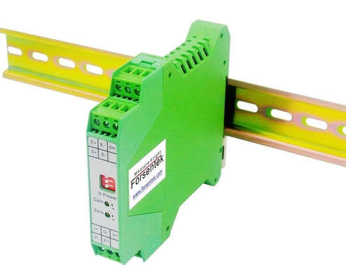 35mm DIN Rail Mount Load Cell Signal Amplifier -10-10V 4-20mA