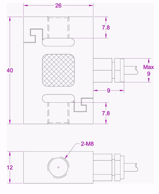 Miniature size tension and compression load cell 200kg 100kg 50kg