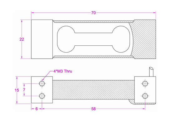 Small size Load sensor 0.5kg 1kg 2kg 3kg 5kg 10kg 20kg weight transducer