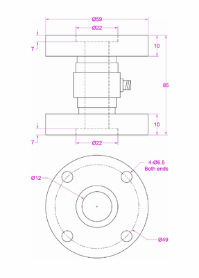Reaction Torque Transducer 2lbf*in 5 lb-in 10 lb*in 20 in-lb Torque Sensor With Display Unit