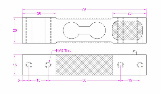 Compact Load Cell Sensor 3kg 5kg 10kg 20kg For Package/Vending machines