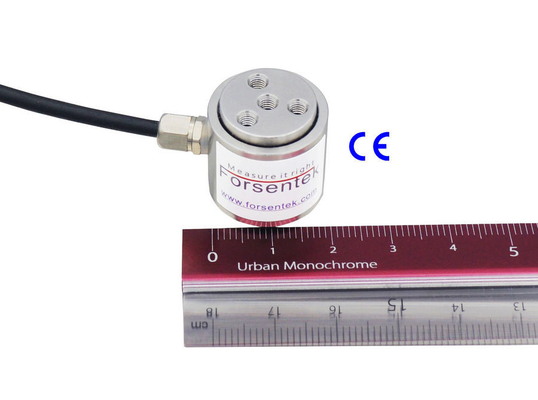 Miniature Cylindrical Force Sensor Flange-to-Flange Cylindrical Force Transducer