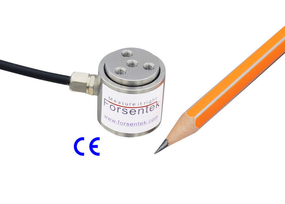 Cylindrical Compression Load Cell 200N Miniature Flange Compression Load Cell 500N