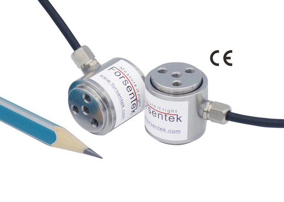 Cylindrical Compression Load Cell 200N Miniature Flange Compression Load Cell 500N