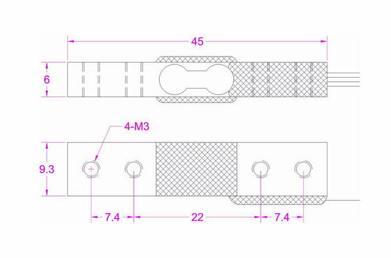 500g Miniature Single Point Load Cell 1kg Micro Weight Sensor 300g
